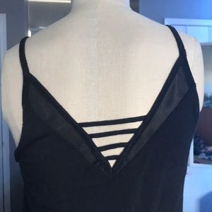 Black Criss Cross Tank